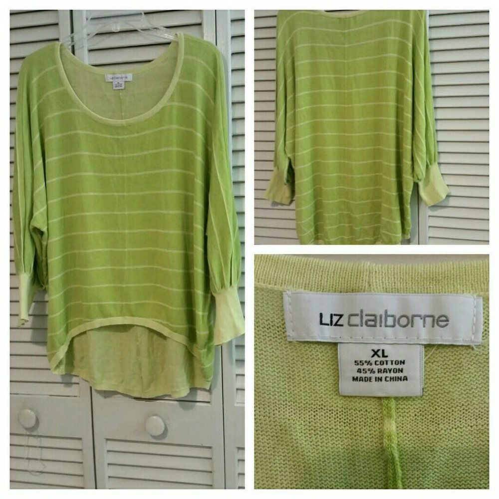 Hi-Lo lightweight knit top